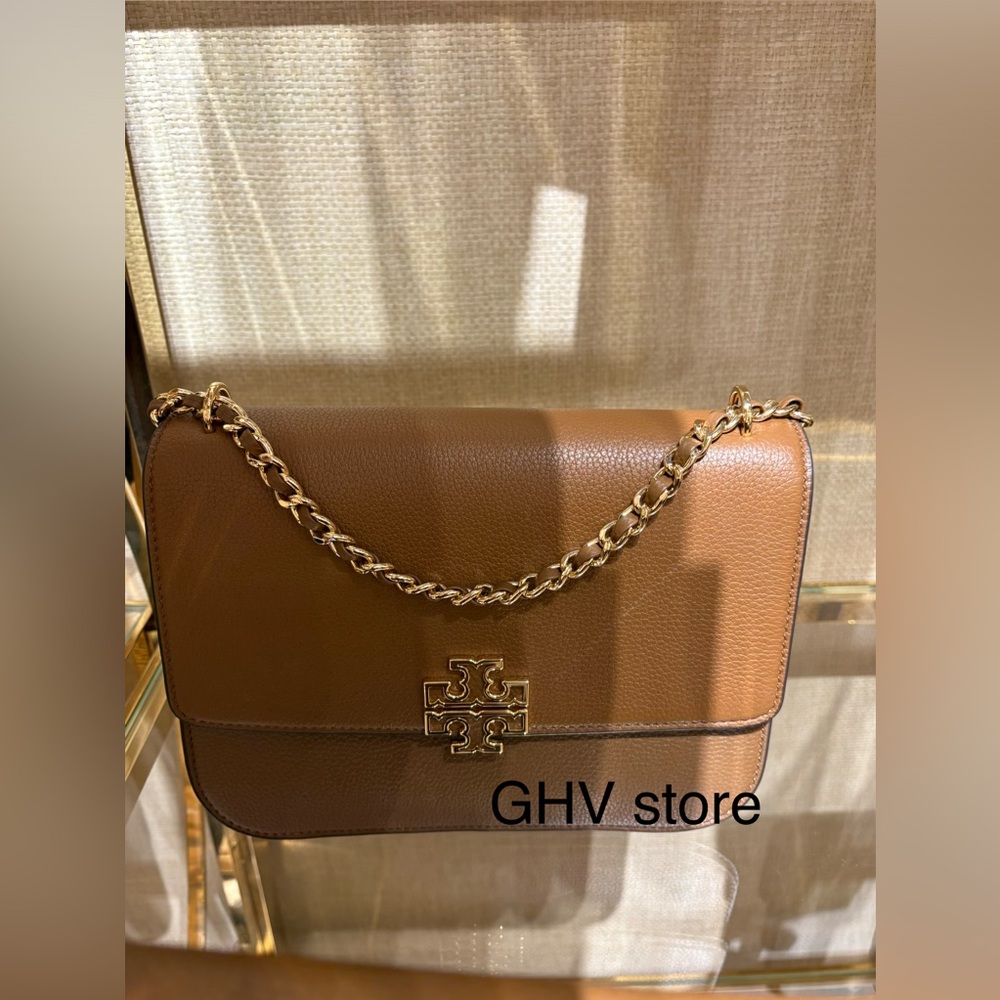 Tory burch Britten small Leather Chain Shoulder Bag